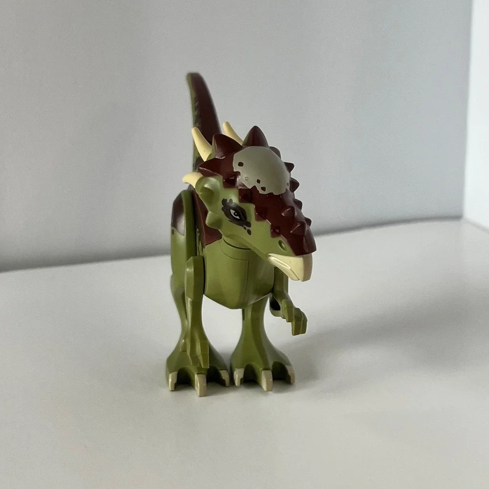 LEGO Jurassic World Stygimoloch Dinosaur Figure Olive Green Brown 75927 75939